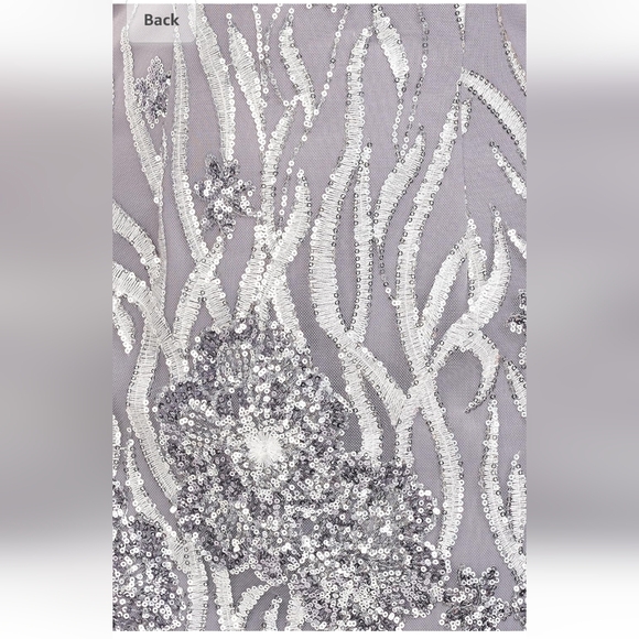 Nwt JS Collections Women's Lyra Flutter Cocktail Dress size 12 - Picture 5 of 13